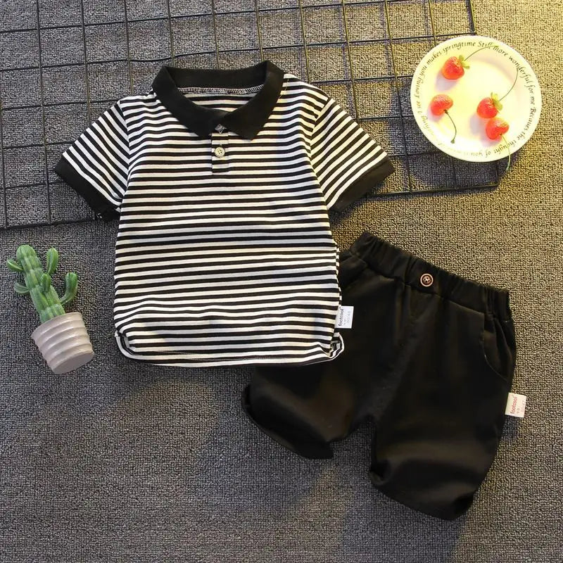 ChildrenBoys T-shirt Shorts Clothing set Kids Clothes Children's Sets  Summer Cotton Short sleeve fashion Suit2PCS