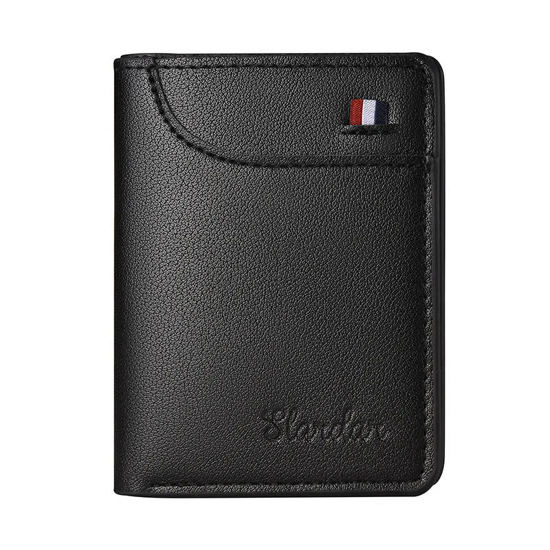 Men's Wallet Short Wallet Card Holder Fashion Thin Multi Card Business Soft Leather Wallet for Men Bolsa Feminina Coin Purse