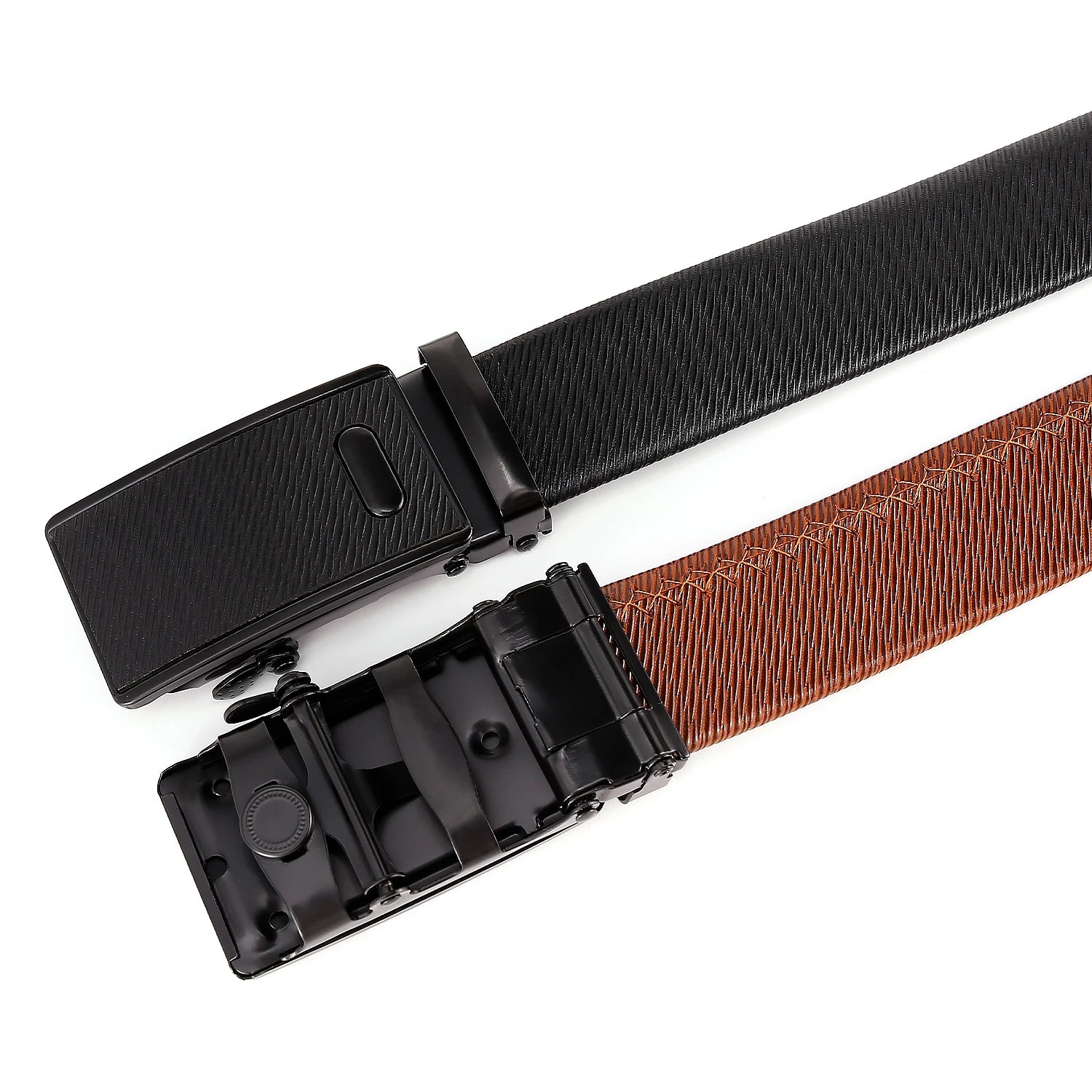 Men's fashion belt, durable for work, business and daily commuting. Automatic buckle, a great gift. S design.