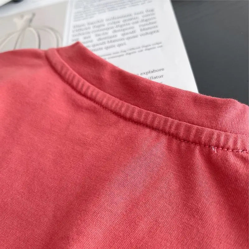 Children's Clothes Summer Thin Loose Casual Kids Tracksuit Popular Design Baby Boy Short Sleeve Suit T-shirt Shorts