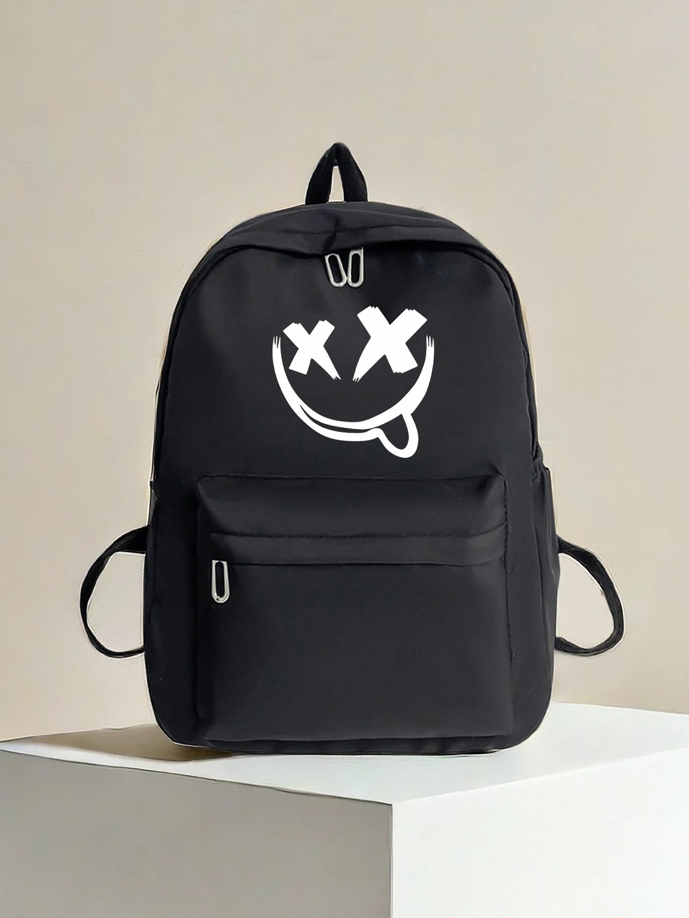 A Large-Capacity, Casual, Versatile, Fun, And Quirky Backpack With A Unique Graphic Print, Perfect For Back-To-School, Everyday