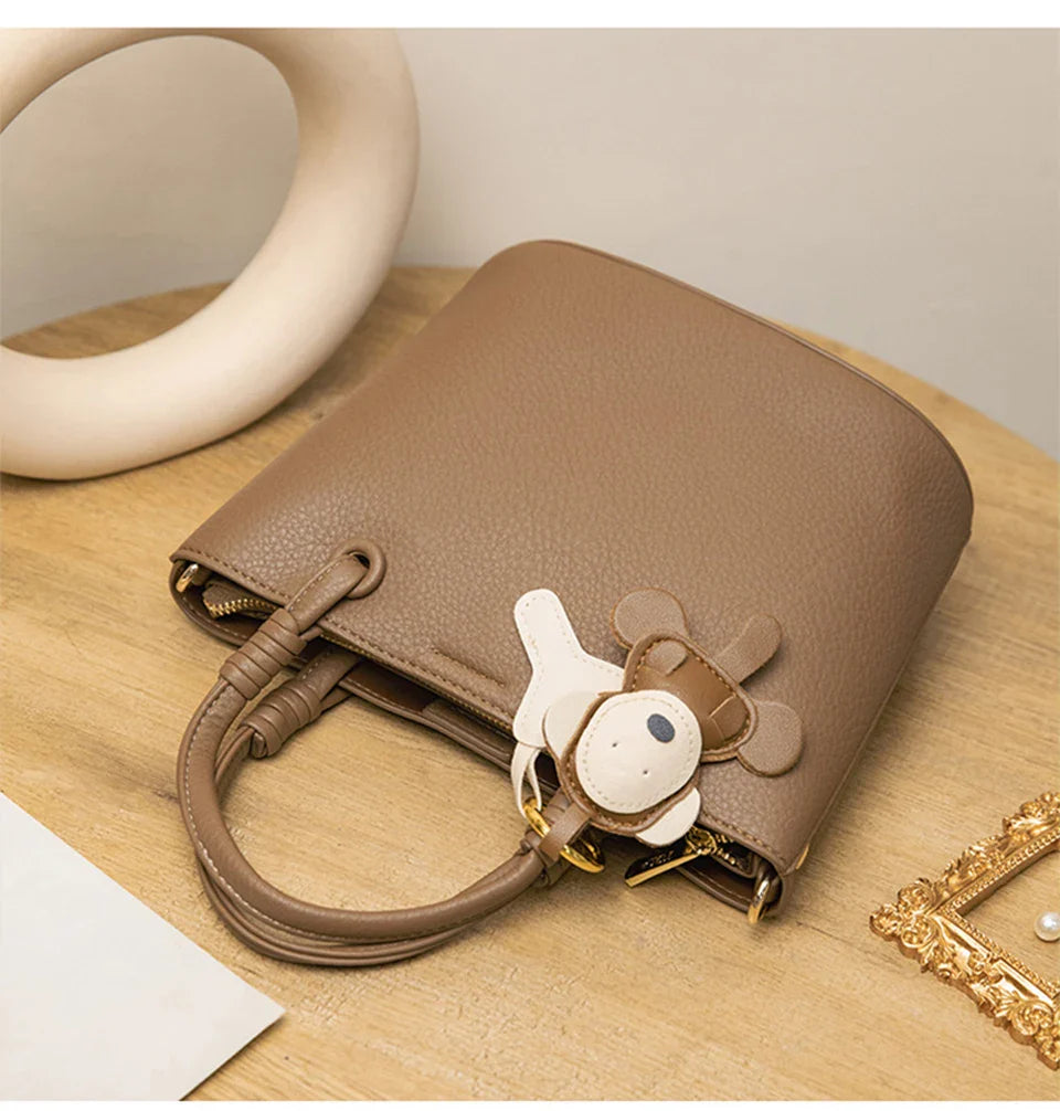 New Bucket Bag for Women, Fashionable and Versatile, Handheld, Diagonal, High End, Single Shoulder, Small and Unique Design