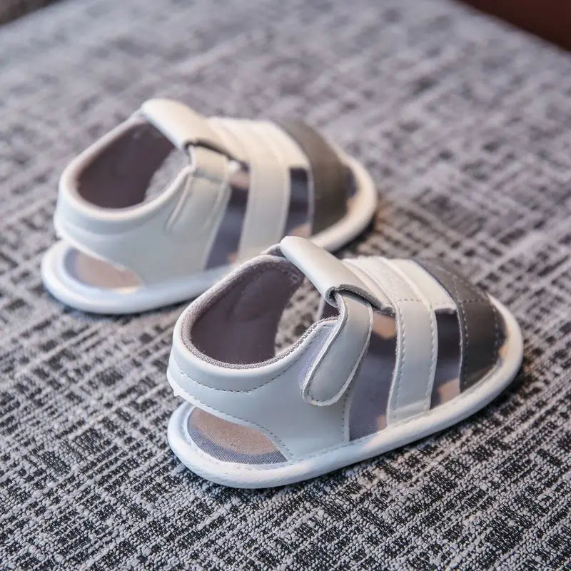 Baby Shoes For Boys and Girls  Summer With Perforated Sandals and Non Slip Soft Soles For Learning To Walk