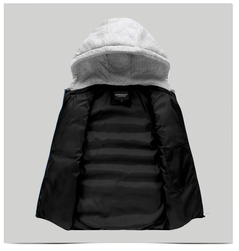 New Autumn and Winter Outerwear Cotton Vests for Men women Korean Version Thickened Couple's Workwear Coat