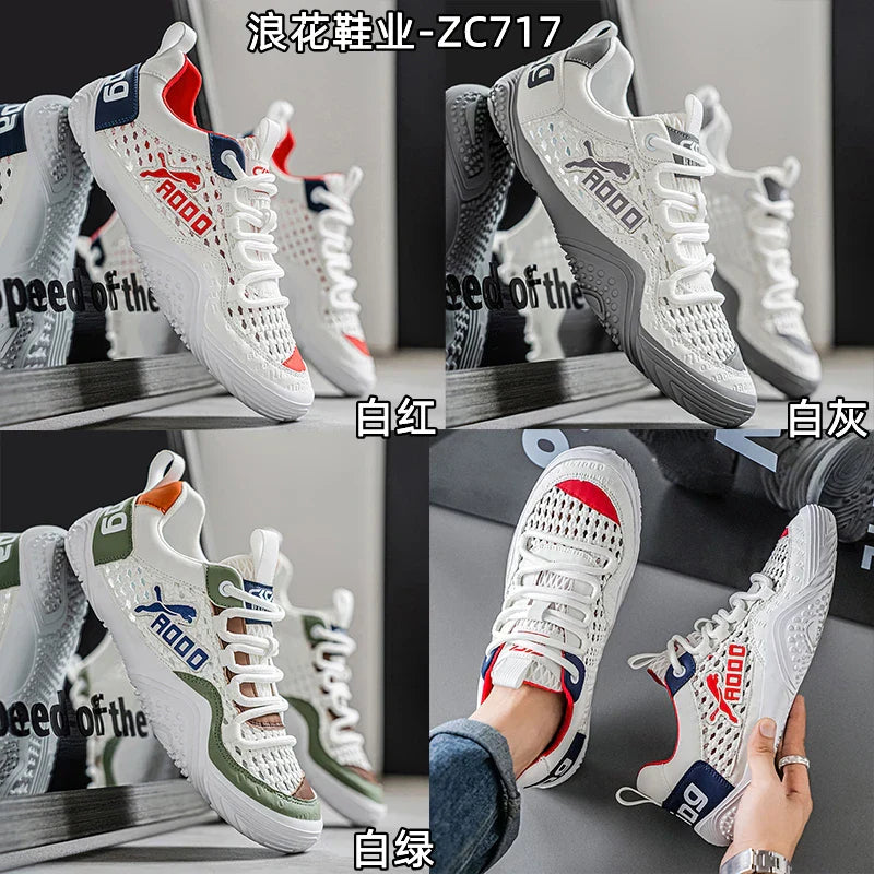 Shoes For Men Mesh Sneakers Summer Casual Breathable Sports Outdoor Hiking Tennis Running Designer Luxury Platform Loafers (Available)