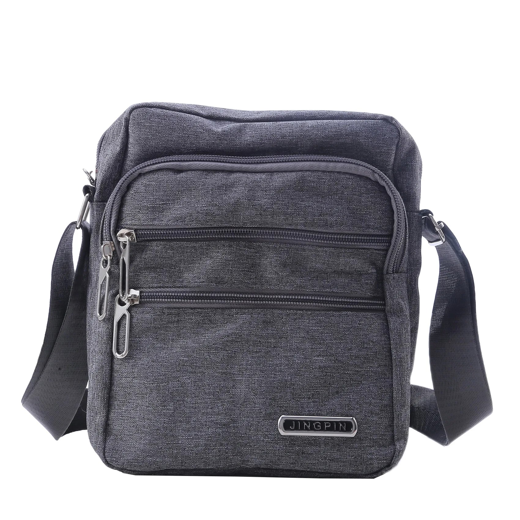 Men's Shoulder Bag Business Leisure Large Capacity Portable Handbag Zipper Multi Layer Waterproof Summer Male's Crossbody Bags
