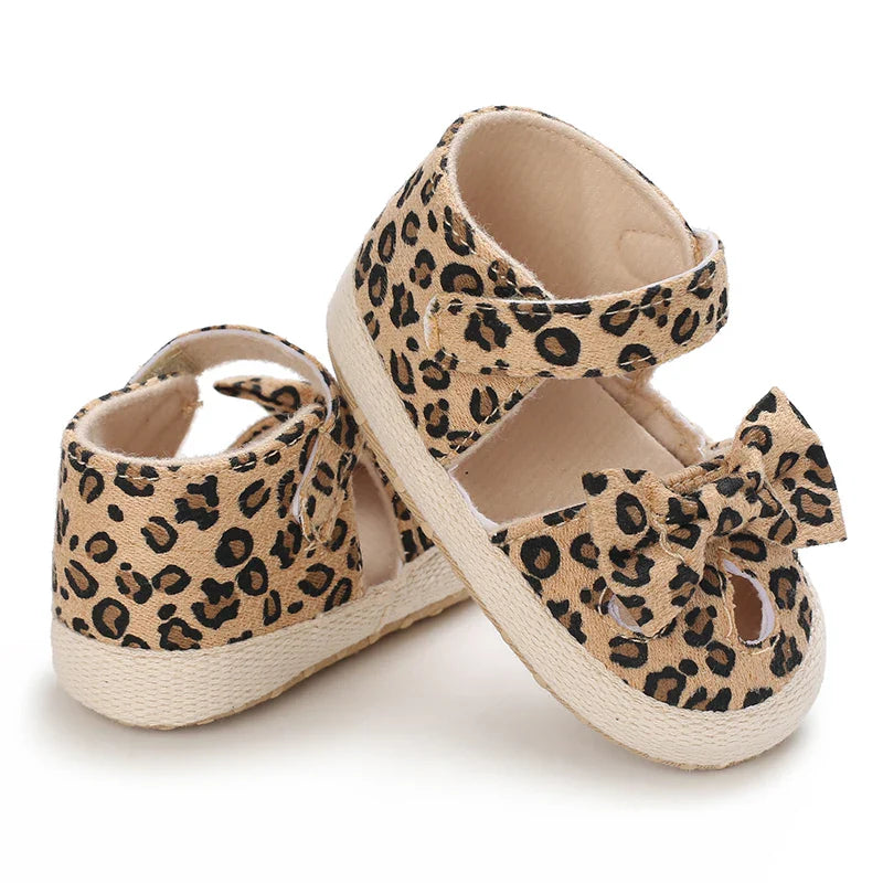 VALEN SINA 0-18M Newborn Baby Girls Summer Shoes Sandals First Walkers Newborn Shoes Casual Soft Sole Sandals Toddler Shoes (Available)