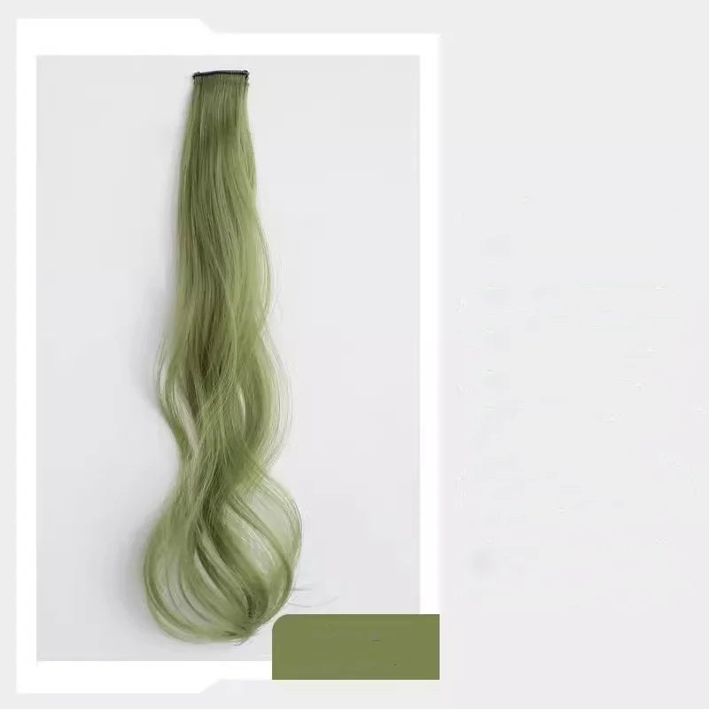 Sweet Kids Girl Wigs Hair Clip Cute Cool Candy Color Braid Wigs Hair Pin Hanging Ears Hair Dyeing Wig Headwear