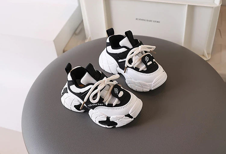 New Boy Fashion Sneaker Spring Mesh Breathable Platform Running Shoes Tennis Shoe High Quality Non Slip Sport Shoes Girls I01125