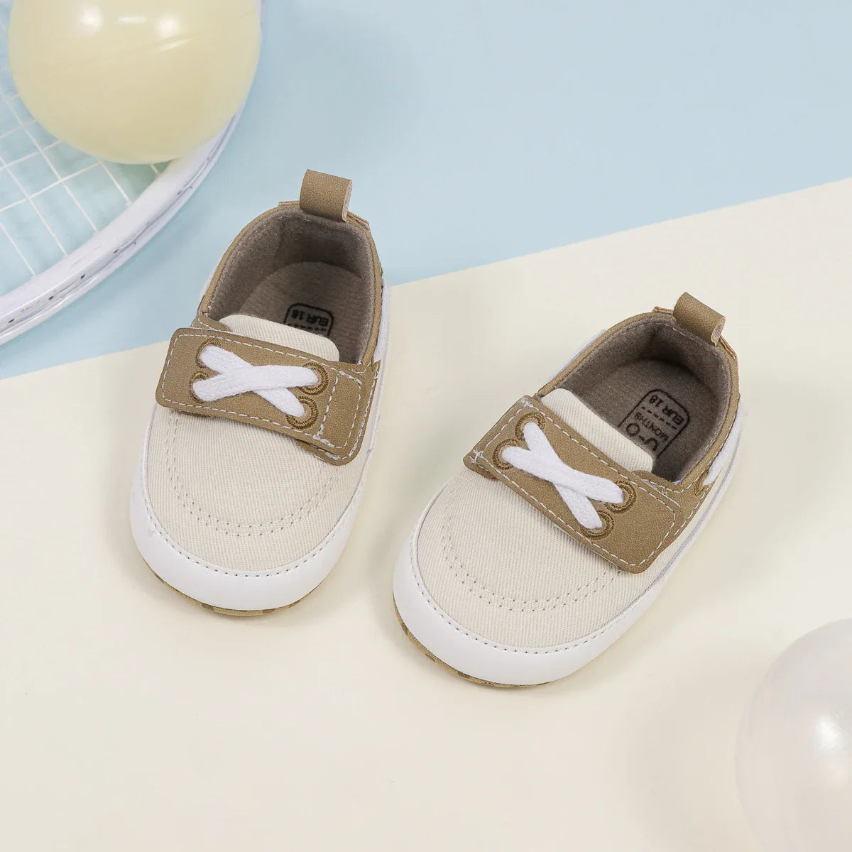Newborn Baby Shoes Unisex Classic Canvas Casual Sneakers Fashion Versatile Sports Style Toddler Cotton Sole Comfortable Shoes