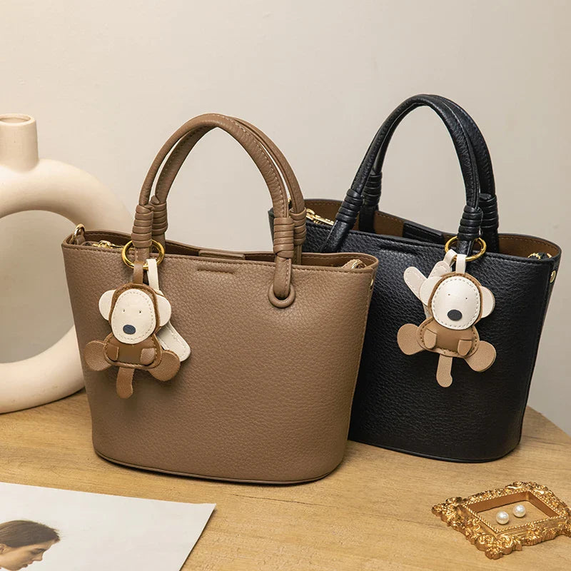New Bucket Bag for Women, Fashionable and Versatile, Handheld, Diagonal, High End, Single Shoulder, Small and Unique Design