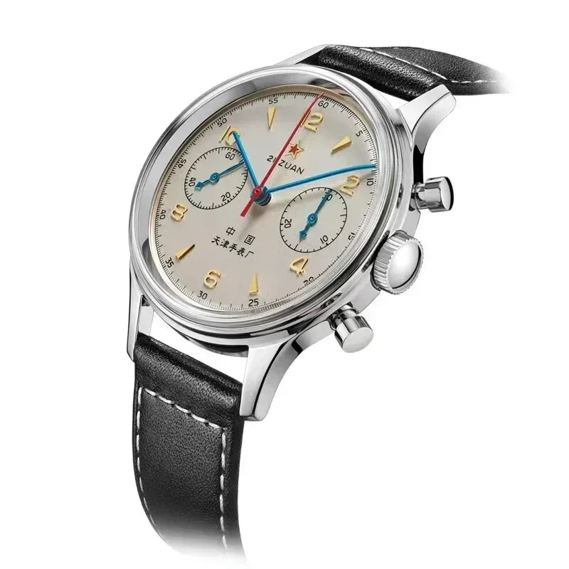 Men's watches 1963 pilot automatic watch 42mm waterproof retro quartz chronograph vintage dress watch