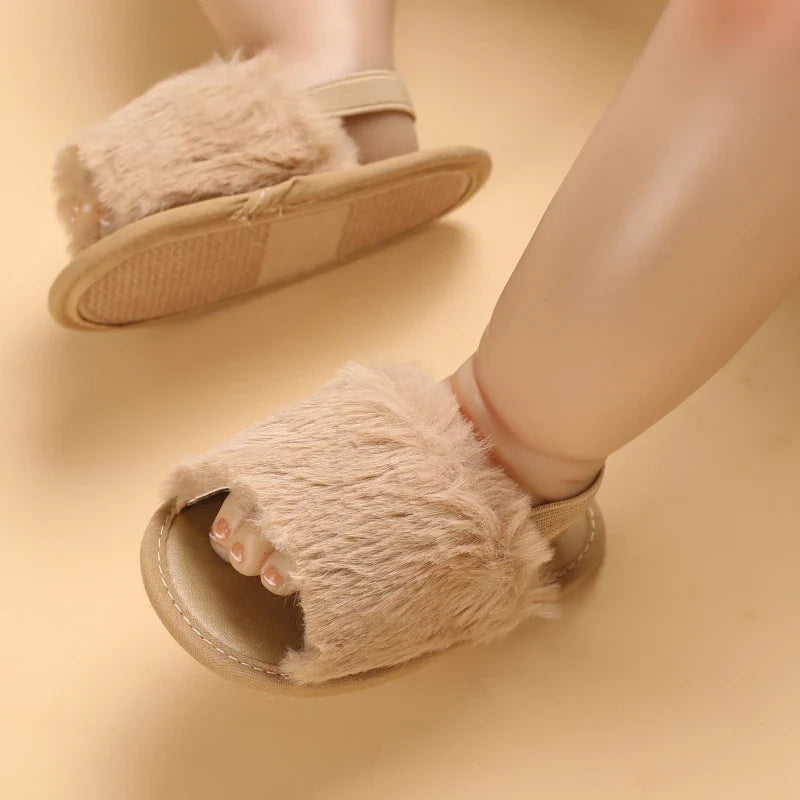 VALEN SINA 0-18M Newborn Baby Girls Summer Shoes Sandals First Walkers Newborn Shoes Casual Soft Sole Sandals Toddler Shoes (Available)