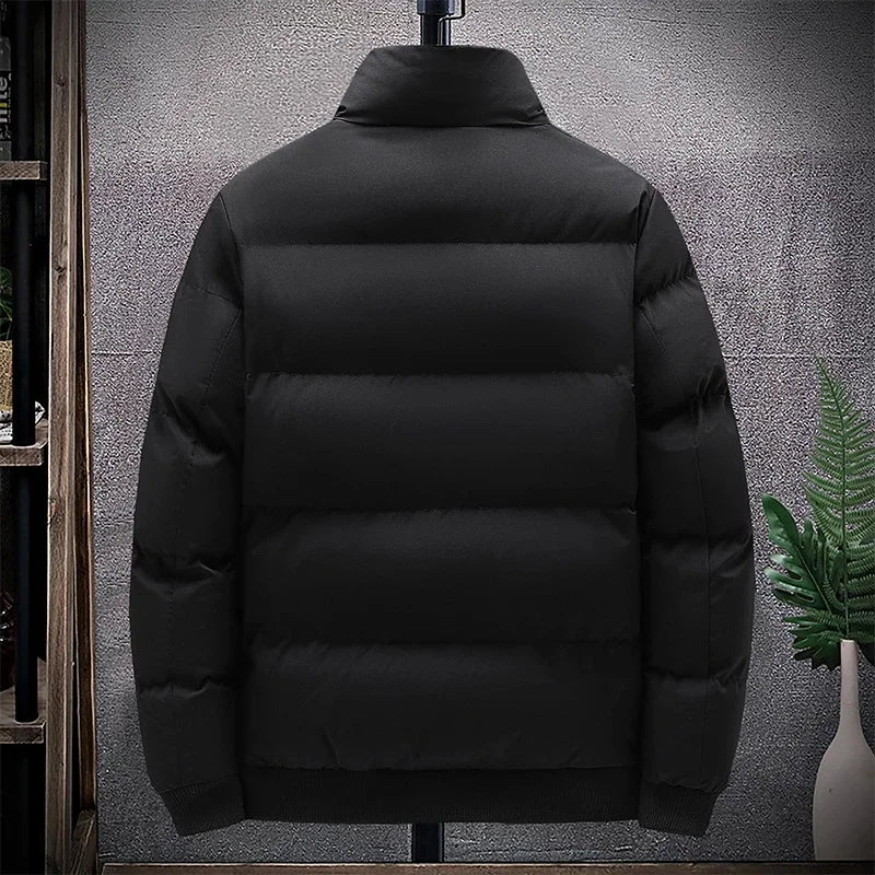 Mens Winter Jackets and Coats Cotton Outerwear Clothing 2024 New Parkas Jacket Men's Windbreaker Thick Warm Male M-5XL
