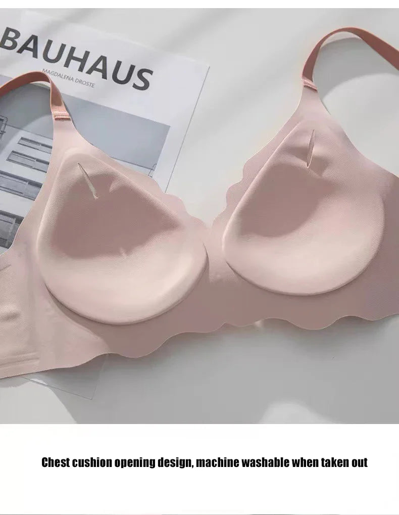 BH Bralette Top Women's Underwear No Steel Ring Pure Desire Comfortable Upper Support Sling Adjustable Beauty Back Bra for women
