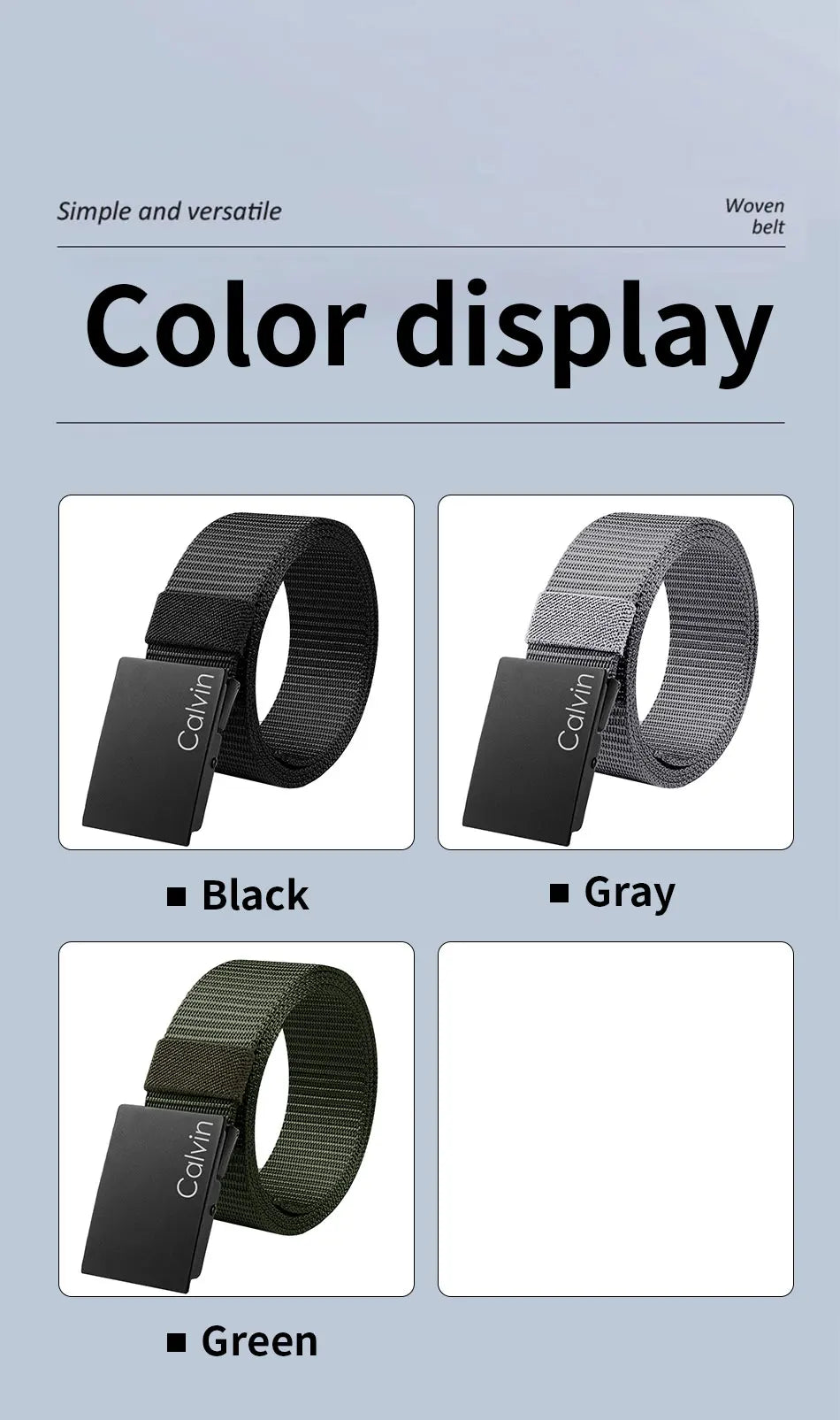 Stylish Men's  Belt - Fashion Belts for Daily Life, Leisure, Party, Festival, Work, and Business Automatic Buckle