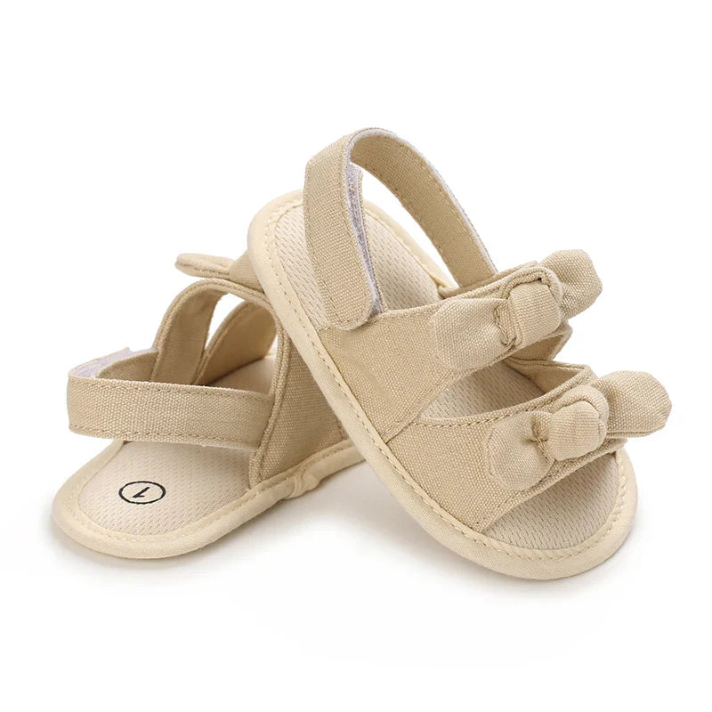 VALEN SINA 0-18M Newborn Baby Girls Summer Shoes Sandals First Walkers Newborn Shoes Casual Soft Sole Sandals Toddler Shoes (Available)