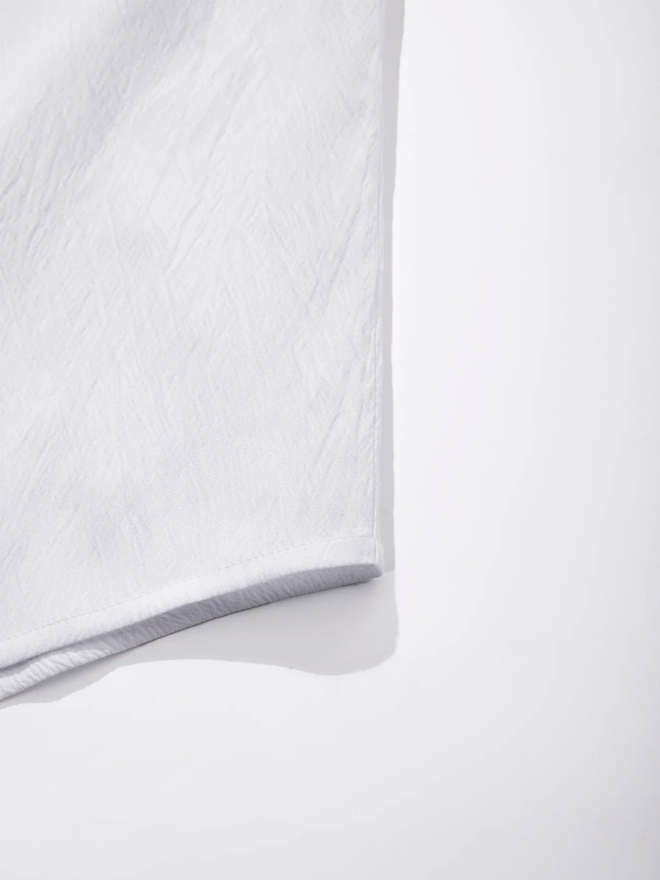 2025 Men's Short-Sleeved Shirts New Cotton Linen Hot Sale Summer Solid Color Turn-down collar Casual Beach Style Plus Size