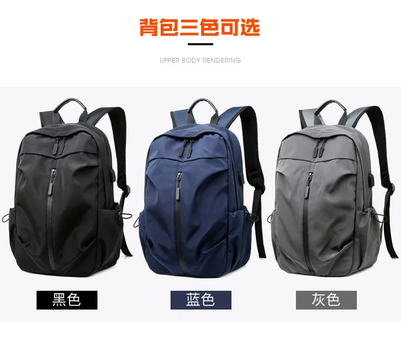 Backpack Men's Business Backpacks Outdoor Oxford Cloth Computer Bag Leisure Student Travel Bag Schoolbag mochila  мужской рюкзак