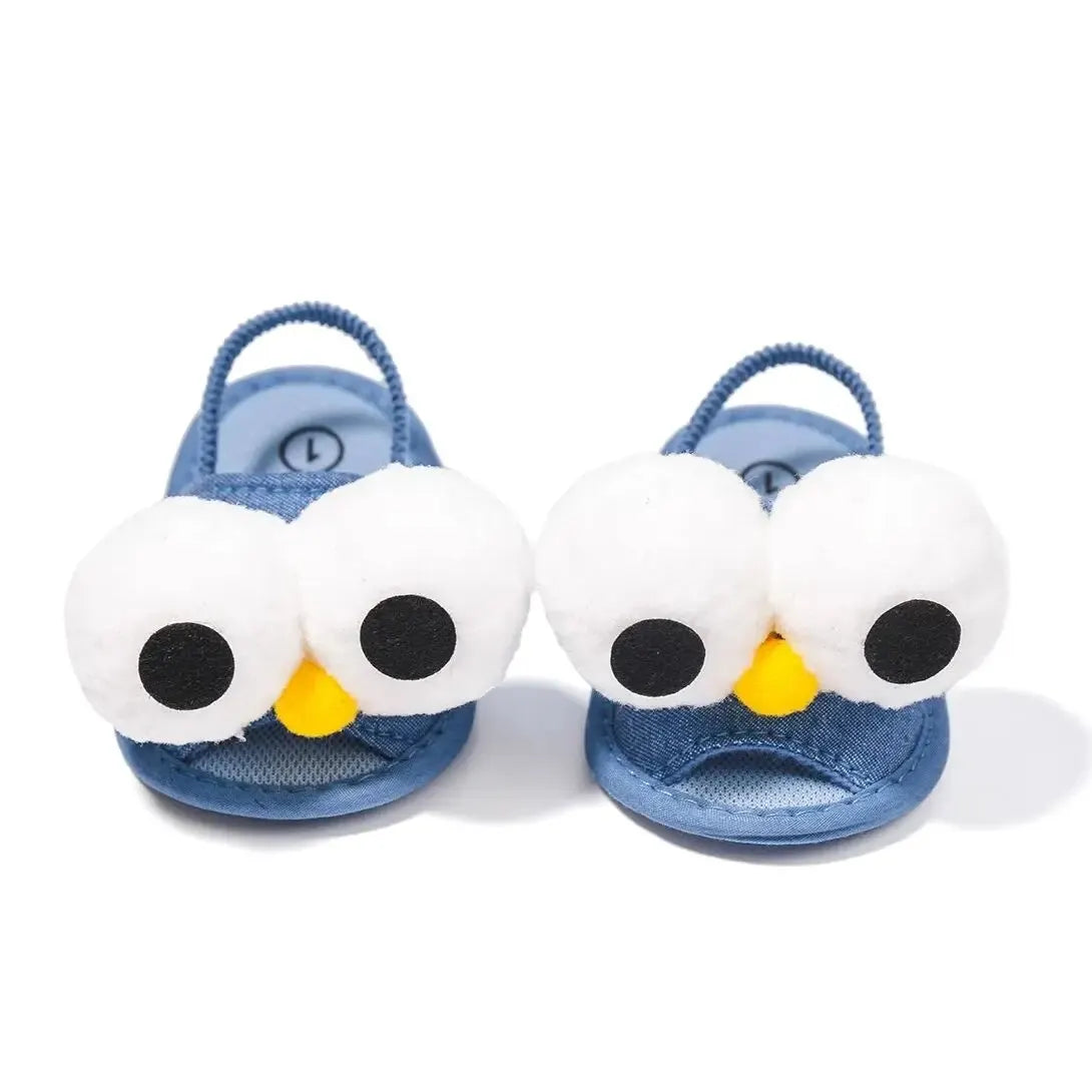 Baby Boy Girl Shoes Fluff Baby Girl Slipper Animals Flower Anti-Slip First Walkers Crib Shoes