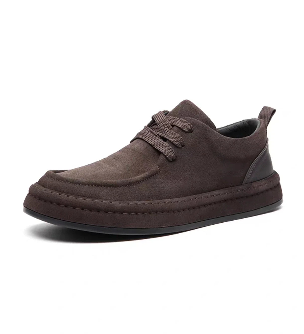 Men's Shoes Are Fashionable Brown Casual Shoes Made of Durable Suede Material Comfortable Walking Shoes Suitable for Daily Wear   (Available)
