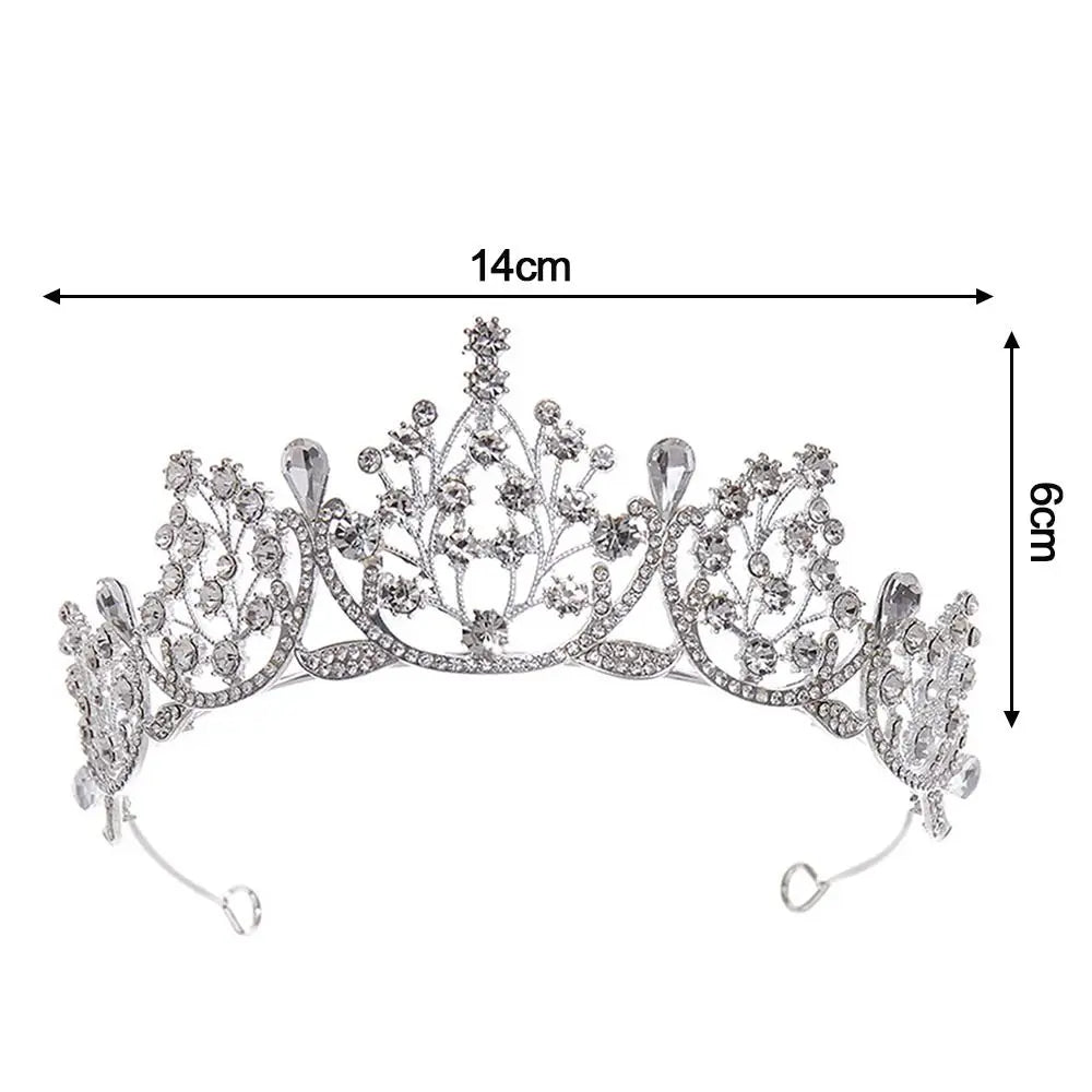 Bridal Hairpin Bridal Crystal Hair Ornaments Hair Comb Bridal Hair Accessories Rhinestone Hair Hoop Princess Crystal Tiaras