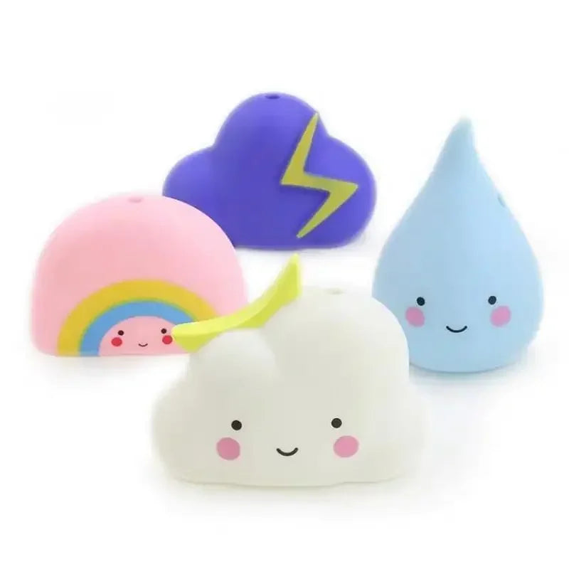 Baby Bath Toys Cute Bathing Swimming Water Games Spraying Clouds Shower Toy For Kids Children Water Playing Toy Bathroom Gifts