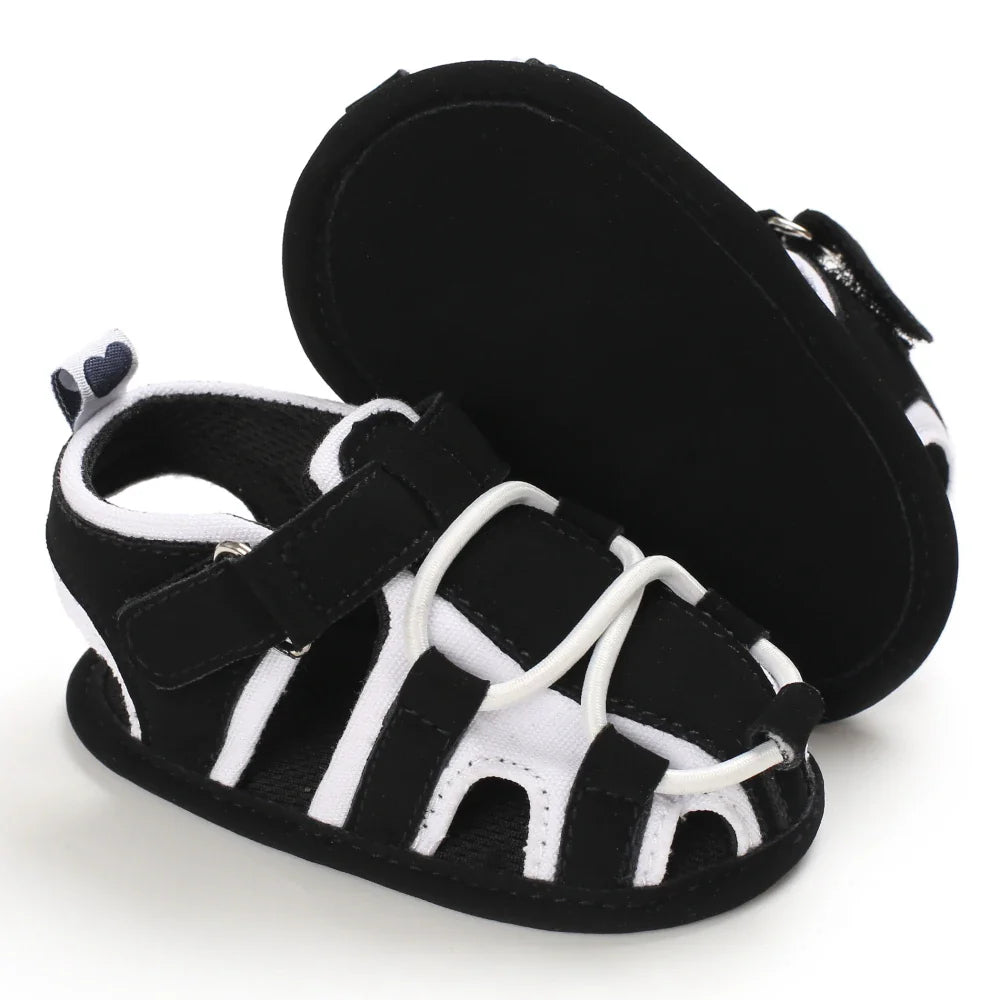 VALEN SINA 0-18M Newborn Baby Girls Summer Shoes Sandals First Walkers Newborn Shoes Casual Soft Sole Sandals Toddler Shoes (Available)