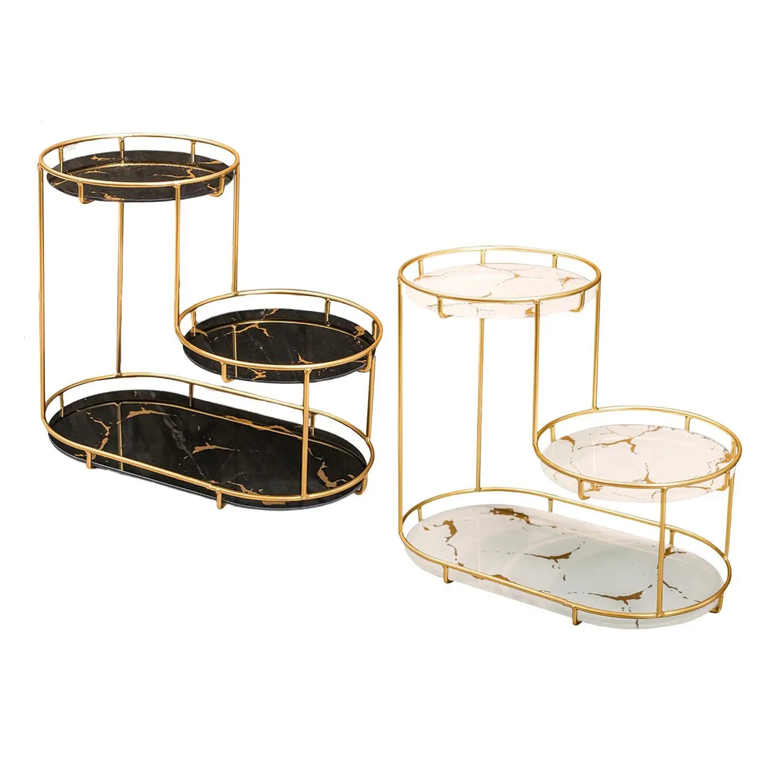 Cosmetic Decorative Tray three tier Perfume Organiser for Bathroom Decor