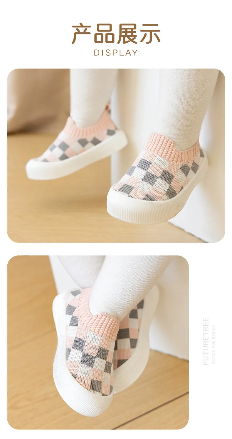 Baby Walking Shoes Spring And Autumn Styles Soft Sole Anti Slip Old Men's And Women's  Breathable Outdoor Shoes
