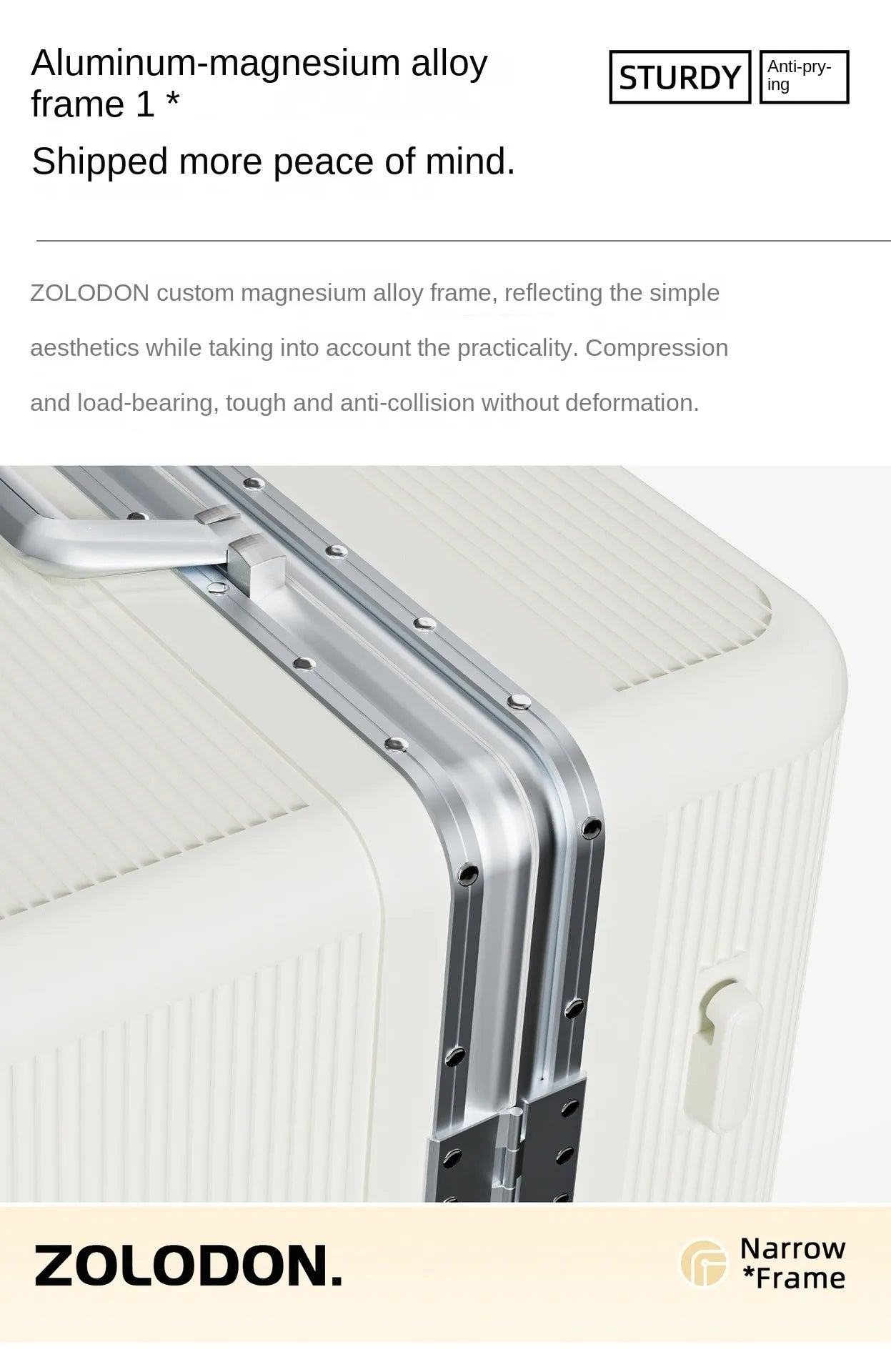 2026 New Luggage Aluminum Frame  ABS+PC 26/28 inch Large Size Travel Suitcases 20inch Cabin Bag Password Trolley Case