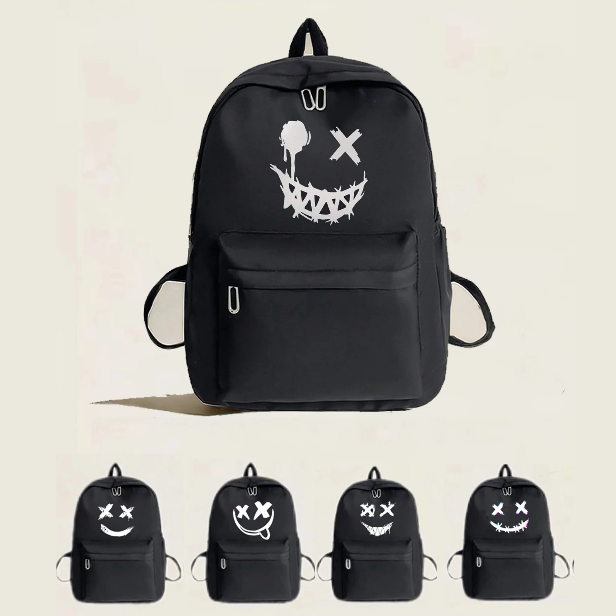 A Large-Capacity, Casual, Versatile, Fun, And Quirky Backpack With A Unique Graphic Print, Perfect For Back-To-School, Everyday