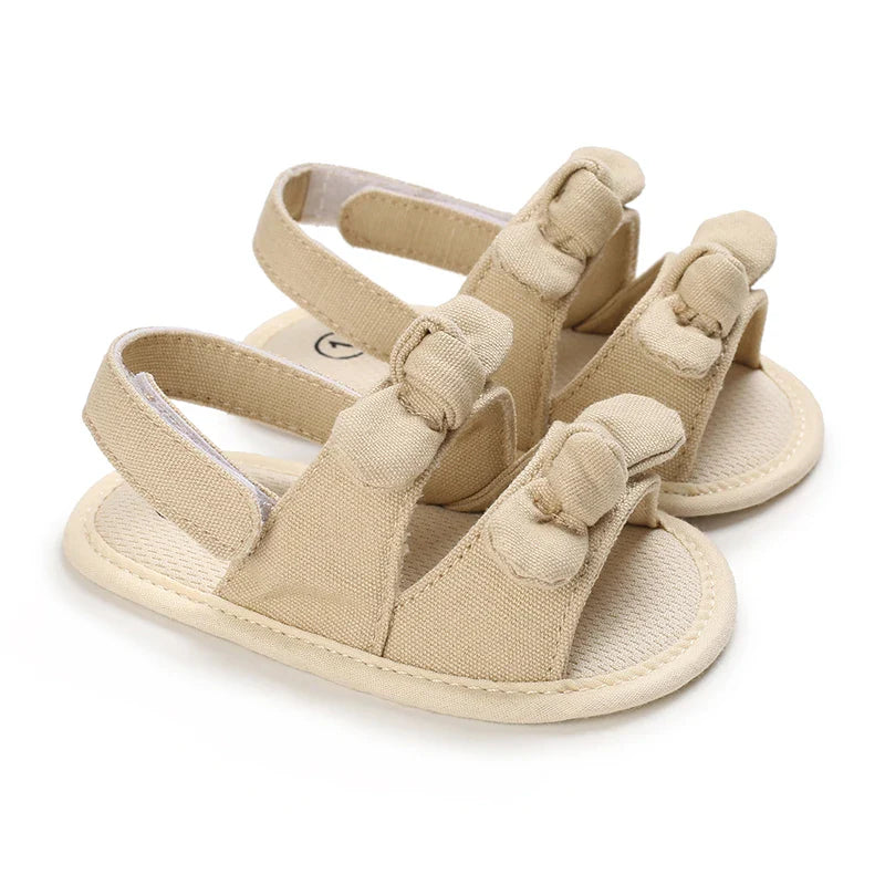 VALEN SINA 0-18M Newborn Baby Girls Summer Shoes Sandals First Walkers Newborn Shoes Casual Soft Sole Sandals Toddler Shoes (Available)