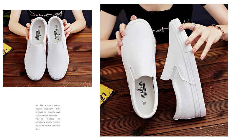 New Shoes for Men Leather Casual Shoes Spring Fashion Concise Flat Shoes 2 Colors Slip-on Loafers   (Available)