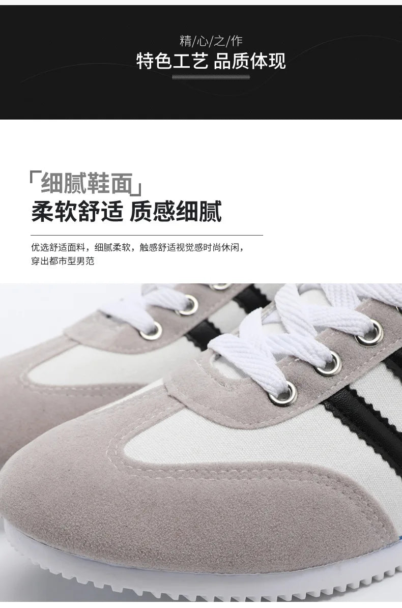Men's Shoes Trend Casual Shoes for Men Breathable Flat Shoes Outdoor Fitness Free Sports Male Shoes Comfortable Vulcanized Shoes   (Available)