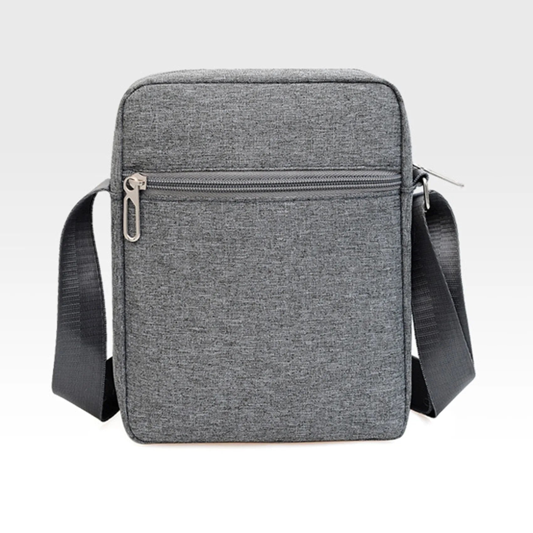 Men's Shoulder Bag Business Leisure Large Capacity Portable Handbag Zipper Multi Layer Waterproof Summer Male's Crossbody Bags