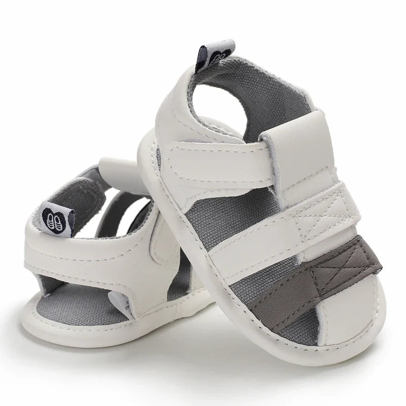 Baby Shoes For Boys and Girls  Summer With Perforated Sandals and Non Slip Soft Soles For Learning To Walk