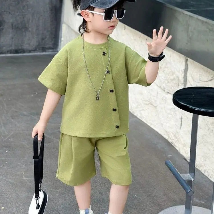 Boys 7 Kids Set Boy's Suit Child Outfit Boys' Summer Shirts Fashion Children Casual Clothes 4 Clothing Toddler Boy