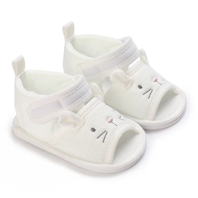 VALEN SINA 0-18M Newborn Baby Girls Summer Shoes Sandals First Walkers Newborn Shoes Casual Soft Sole Sandals Toddler Shoes (Available)
