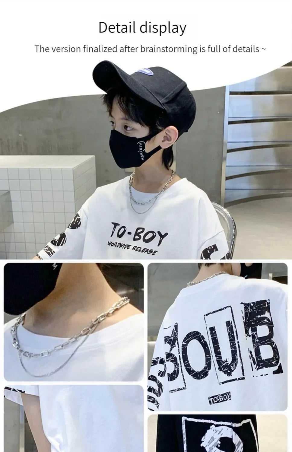 Boys Summer Trendy Casual Sports 2pcs T-shirts+Pants Suits 3-14 Years Teenage Boys Hip Hop Style Fashion Outfits Clothes Sets (Available)