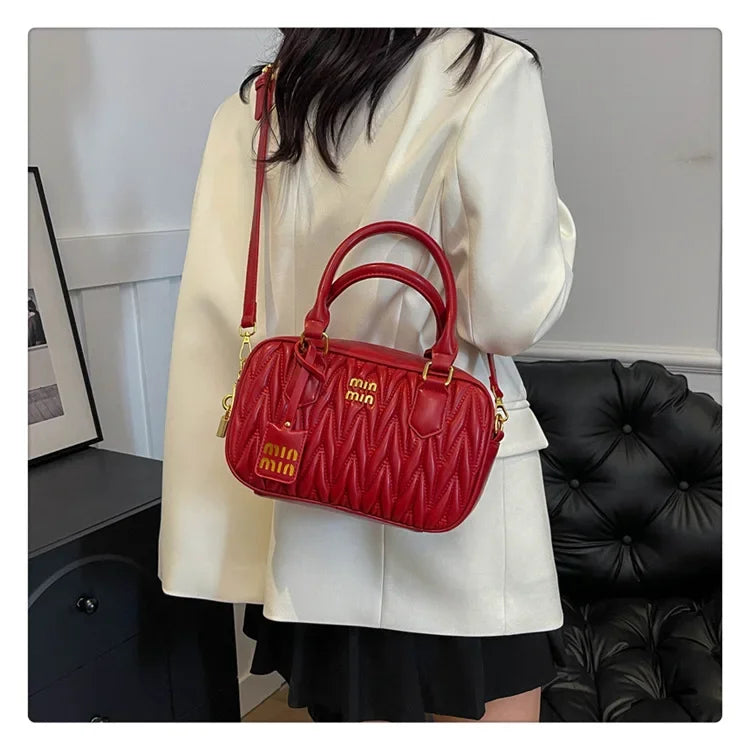 New Women Small Square Bag Versatile Casual Fashion Multi-way Shoulder Crossbody Tote for Daily Use Hand Bags for Women