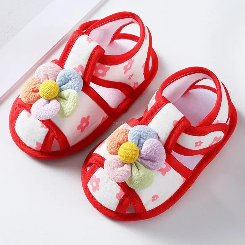 Newborn Infant Baby Girl Princess Bowknot Sandal Sneakers Toddler Soft Crib Walkers Casual Shoes