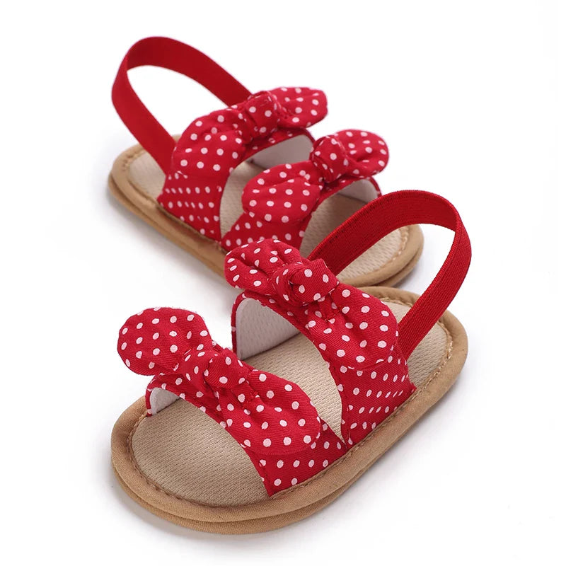 VALEN SINA 0-18M Newborn Baby Girls Summer Shoes Sandals First Walkers Newborn Shoes Casual Soft Sole Sandals Toddler Shoes (Available)