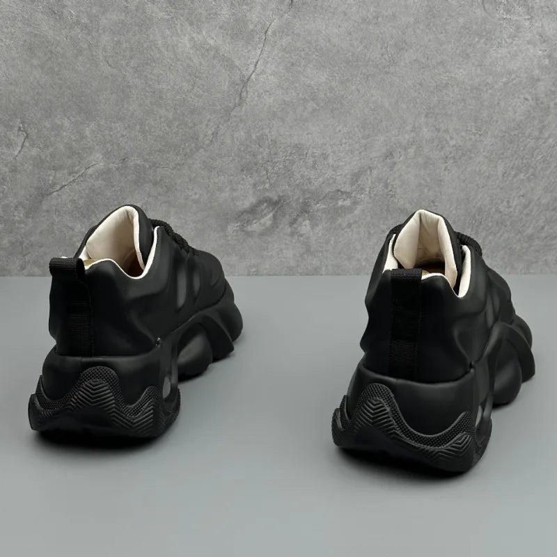 Men Shoes Designer Luxury Casual Sneakers Breathable Platform Shoes for Men Fashion Height Increasing Comfortable Non-slip Shoes (Available)