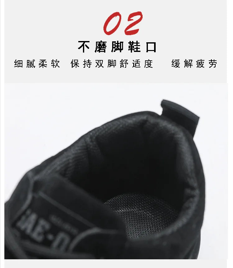 men shoes breathable non slip work shoes for male fashion sneakers outdoor walking flats skateboard sneakers (Available)