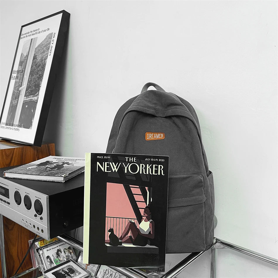 Fashion Big Backpack Lovers Travel Bagpack Women Laptop Mochila For Teenager Boys Bookbag New College School Bag Men Rucksack