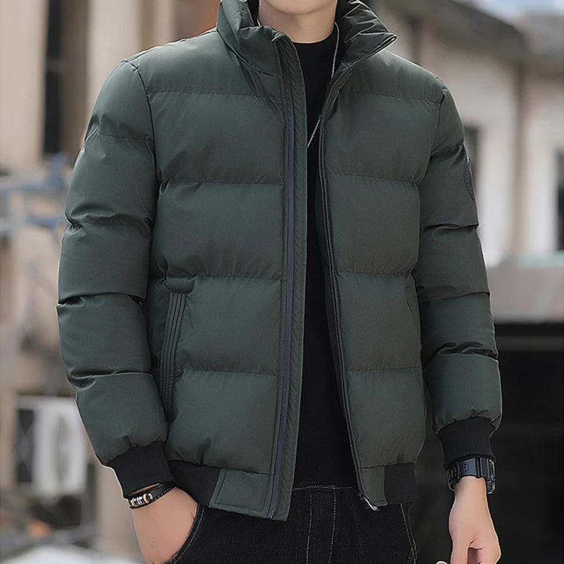 Mens Winter Jackets and Coats Cotton Outerwear Clothing 2026 New Parkas Jacket Men's Windbreaker Thick Warm Male S-5XL