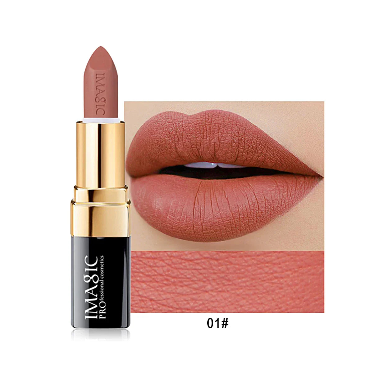 Lipstick Matte Waterproof Velvet Pigment Nude Rouge Waterproof Long Lasting Lip Profissional Cosmetics Beauty