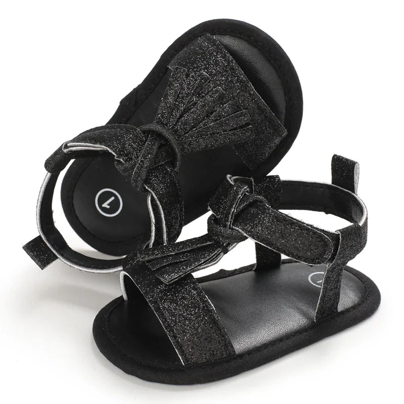VALEN SINA 0-18M Newborn Baby Girls Summer Shoes Sandals First Walkers Newborn Shoes Casual Soft Sole Sandals Toddler Shoes (Available)