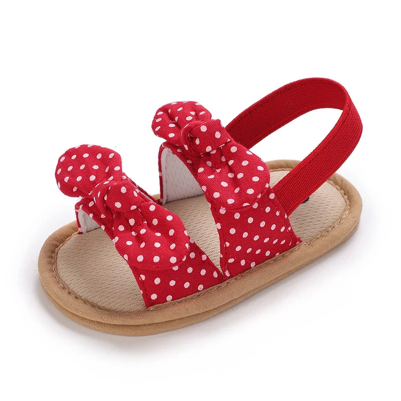 VALEN SINA 0-18M Newborn Baby Girls Summer Shoes Sandals First Walkers Newborn Shoes Casual Soft Sole Sandals Toddler Shoes (Available)